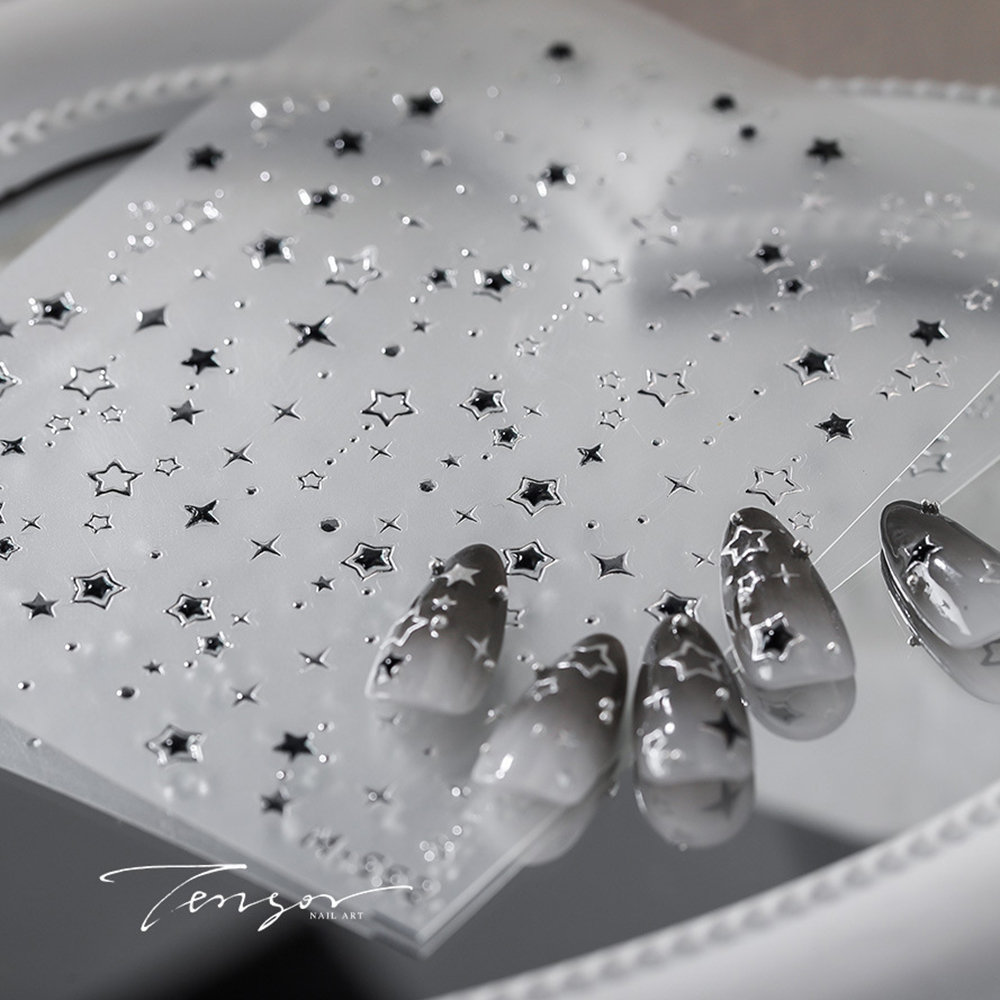 5D Luxury Star Nail Stickers f - Nail Art Gothic review and price