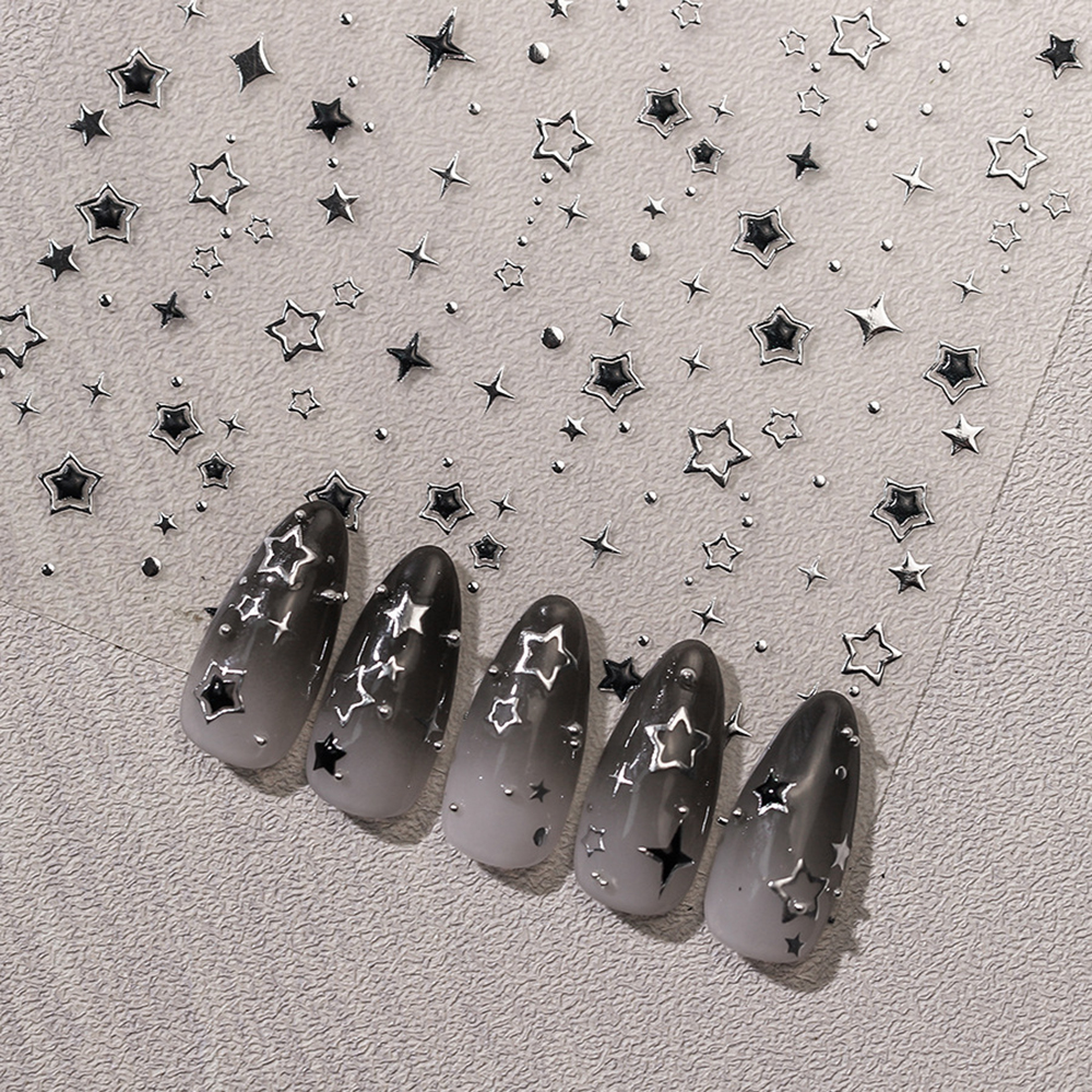 5D Luxury Star Nail Stickers f - Nail Art Gothic review and price