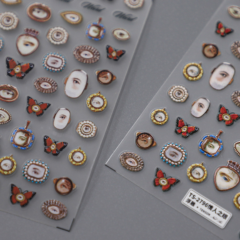 1pcs 5D Embossed Halloween Mix - Nail Art Van Gogh review and price