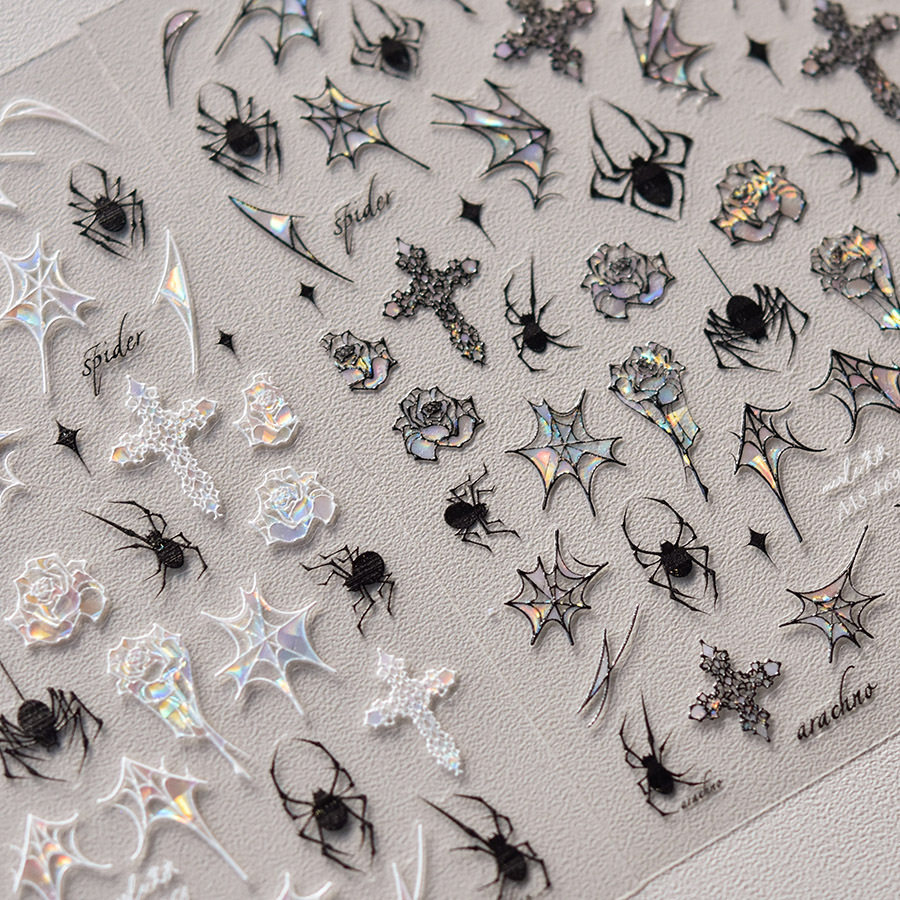 High Quality Halloween Black A - Nail Art Gothic review and price