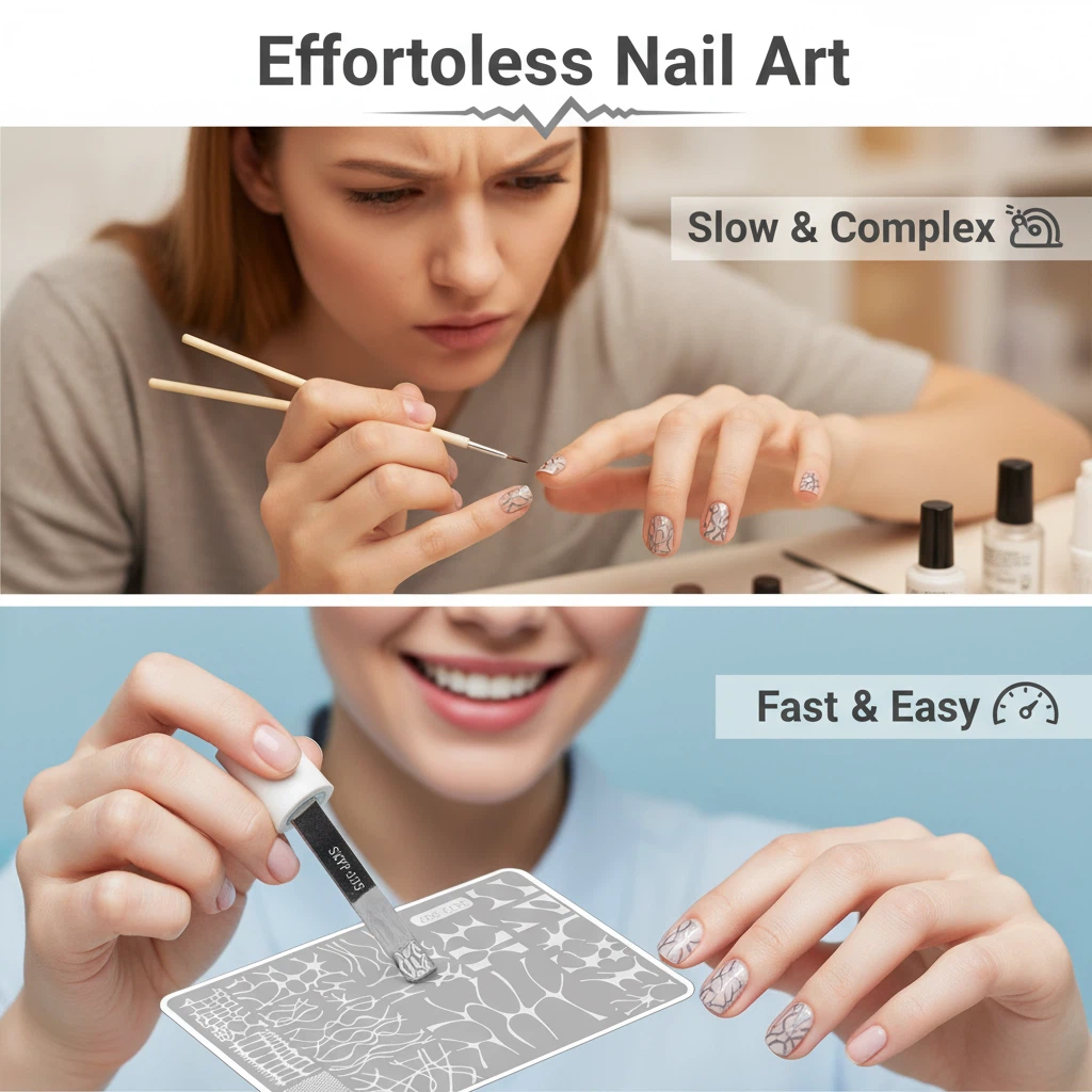 Nail Stamping Plates Gothic St - Nail Art Gothic review and price