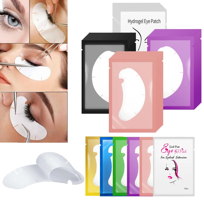 50/100PCS U Shape Eyelash Pads - Nail Art Extension review and price