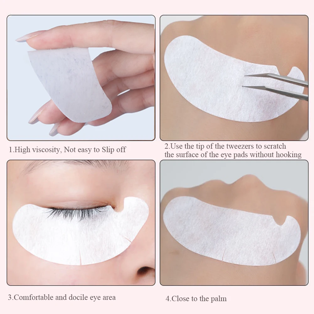 50/100PCS U Shape Eyelash Pads - Nail Art Extension review and price