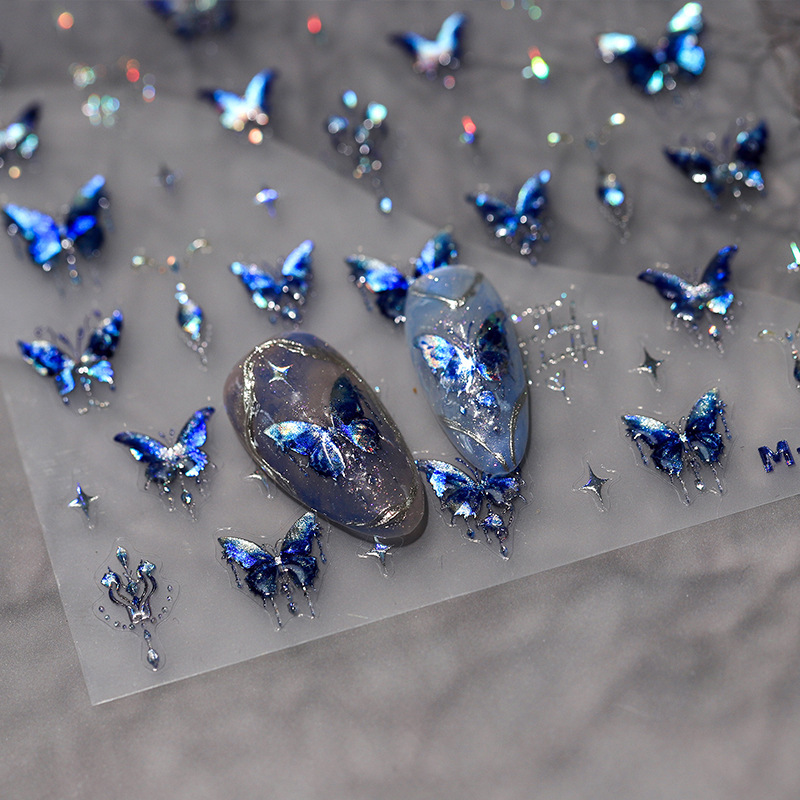 5D Relief Glitter Gold Laser B - Nail Art Van Gogh review and price