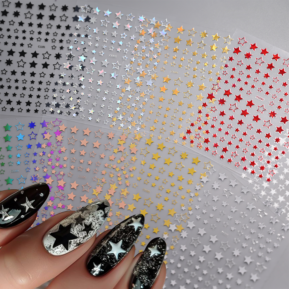 6/8/9Sheet 3D Star/Starlight N - Nail Art Van Gogh review and price