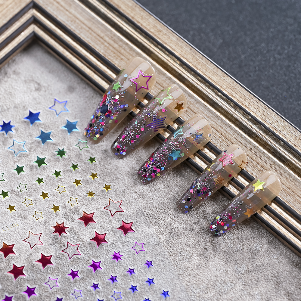 6/8/9Sheet 3D Star/Starlight N - Nail Art Van Gogh review and price