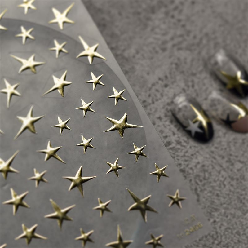 3D Bronzing Laser Silver Irreg - Nail Art Van Gogh review and price
