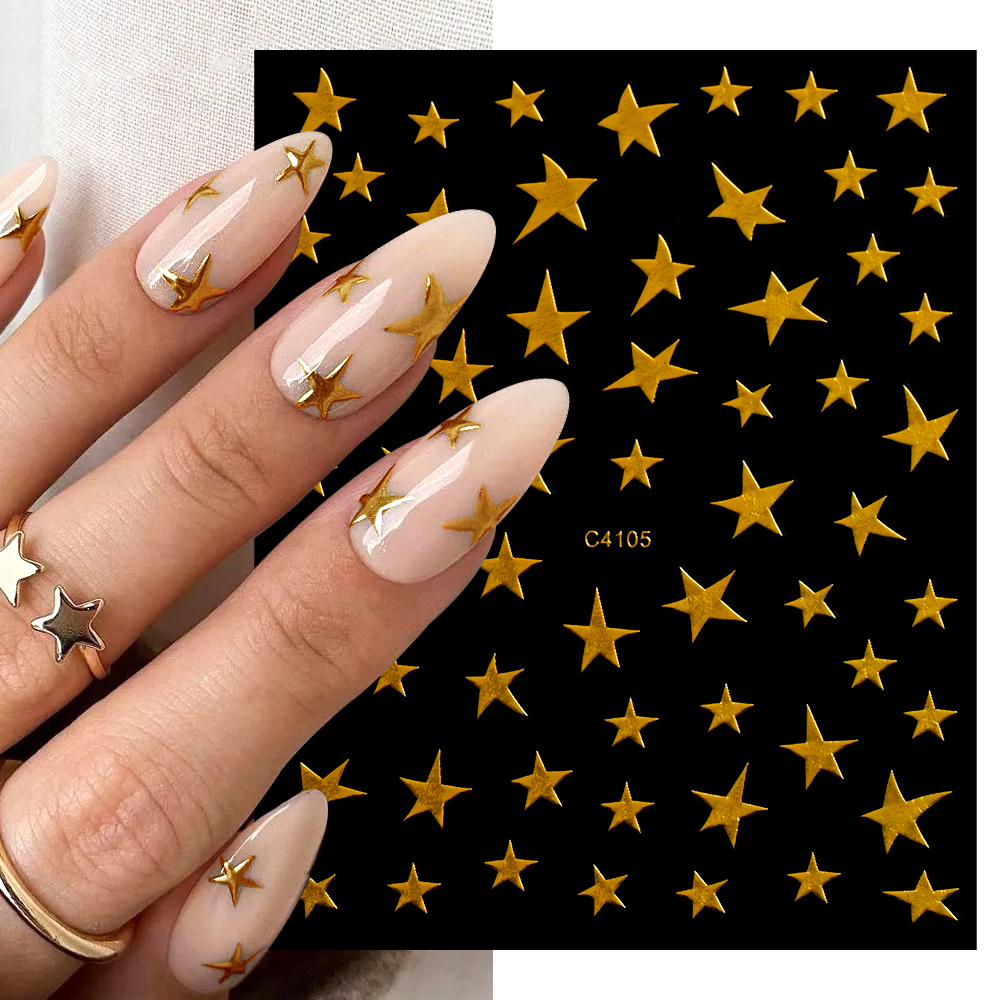 3D Bronzing Laser Silver Irreg - Nail Art Van Gogh review and price