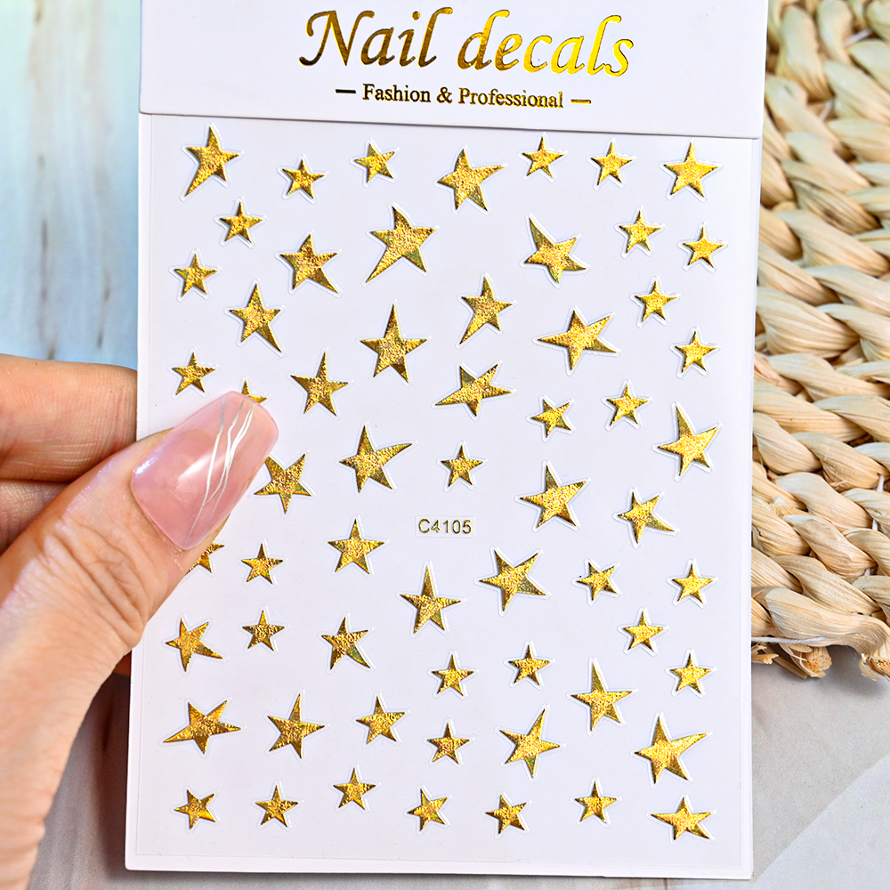 3D Bronzing Laser Silver Irreg - Nail Art Van Gogh review and price