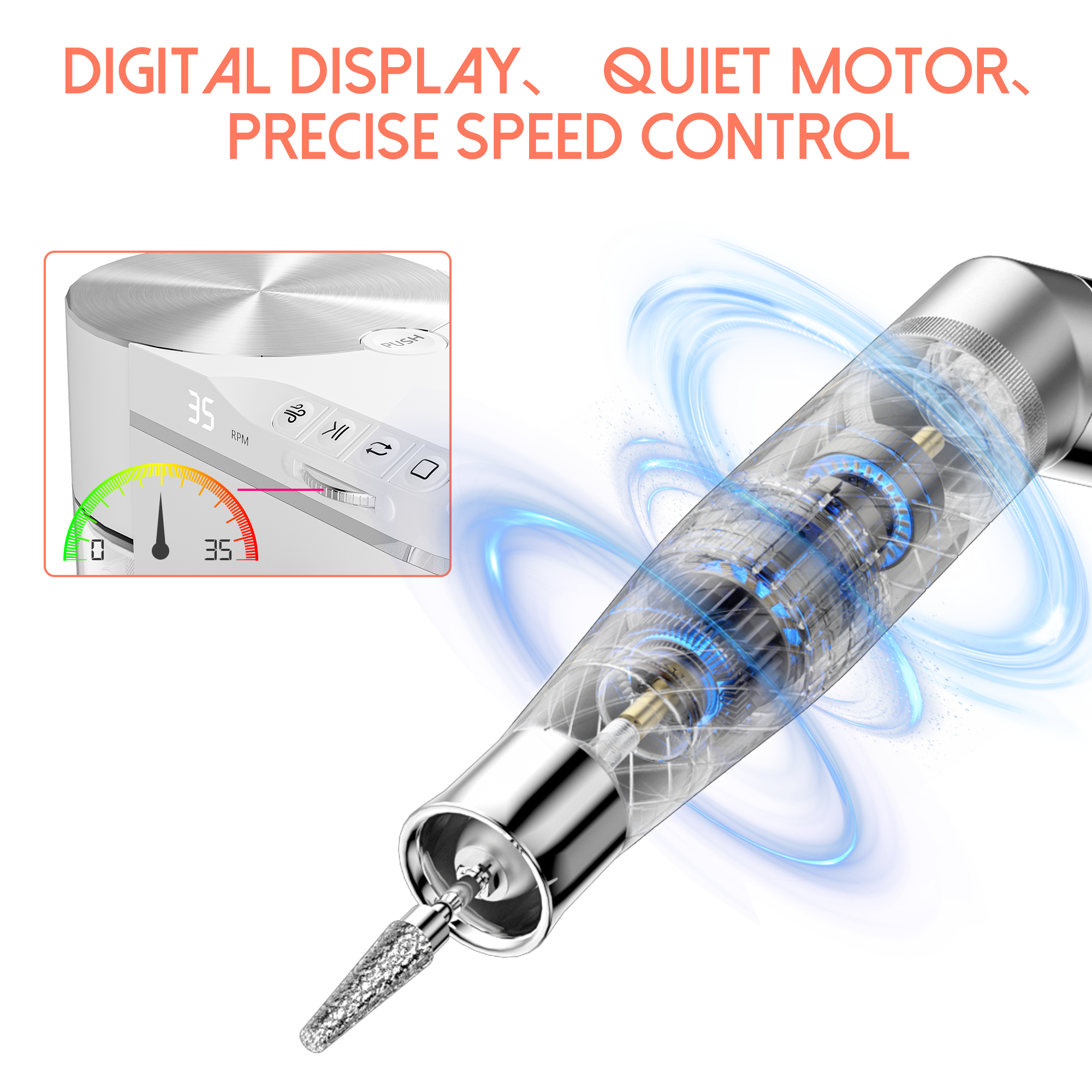 Lamwo Daichong Modle 2in1 Nail - Nail Drill Machine review and price