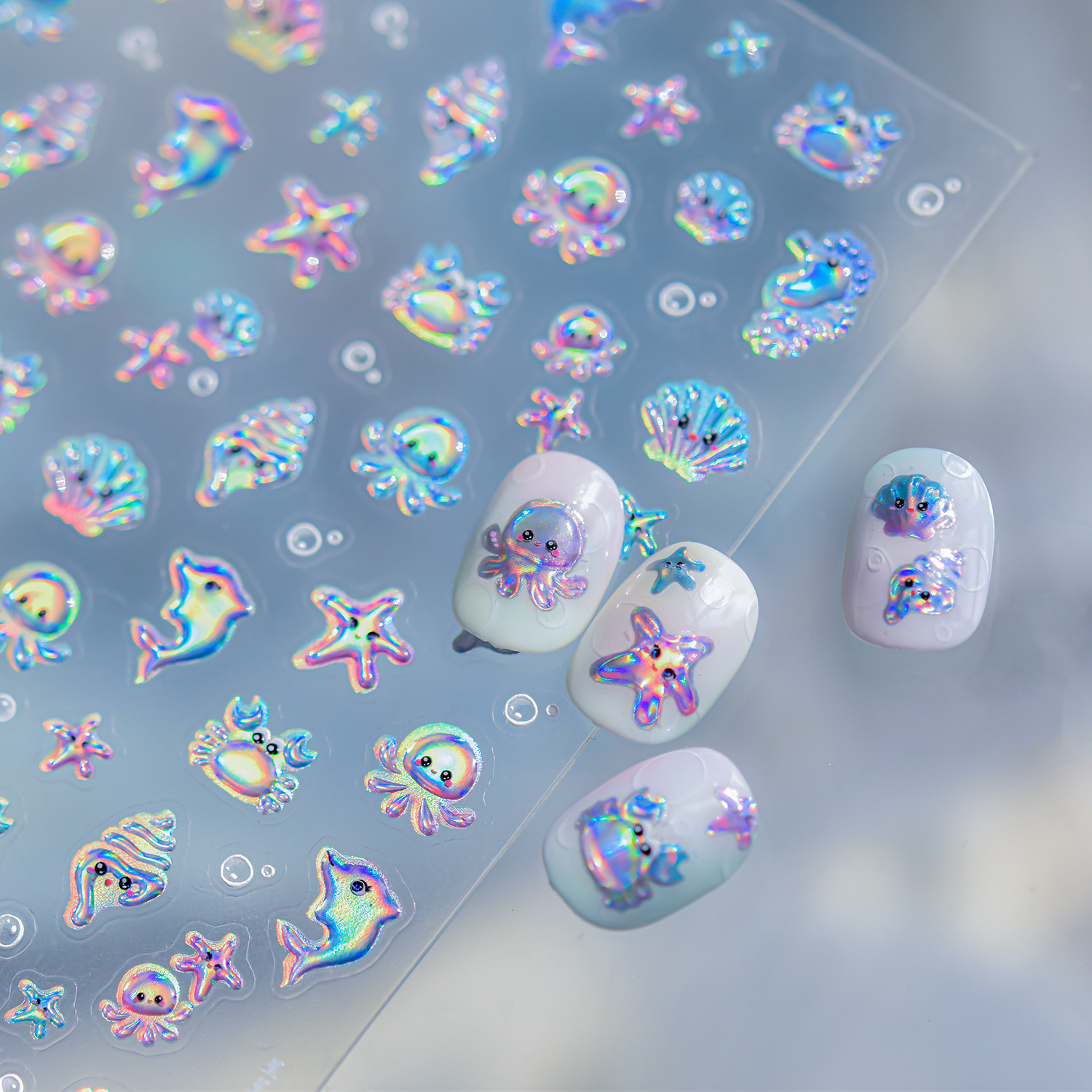 Ocean Jelly Nail Art Stickers  - Nail Art Van Gogh review and price