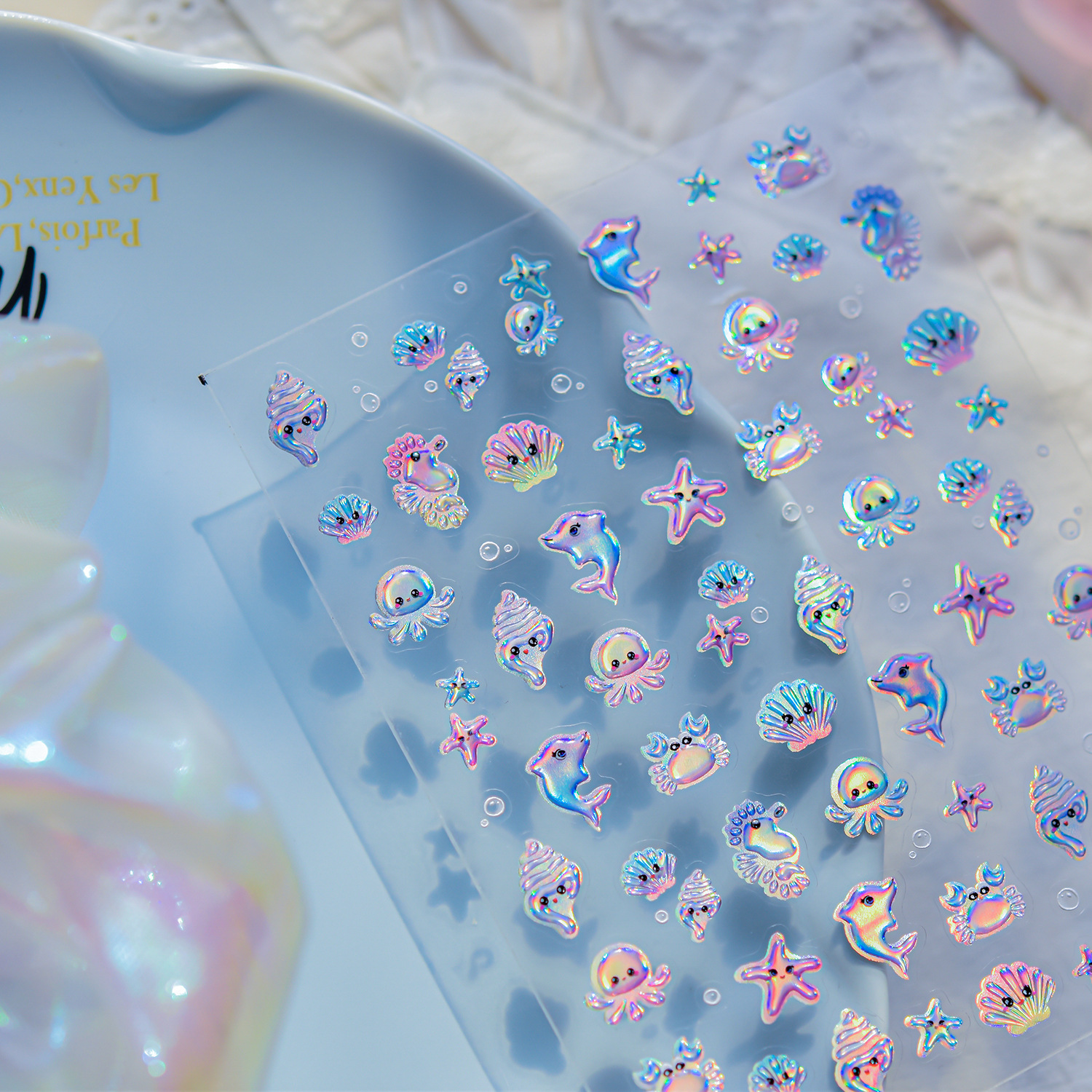 Ocean Jelly Nail Art Stickers  - Nail Art Van Gogh review and price