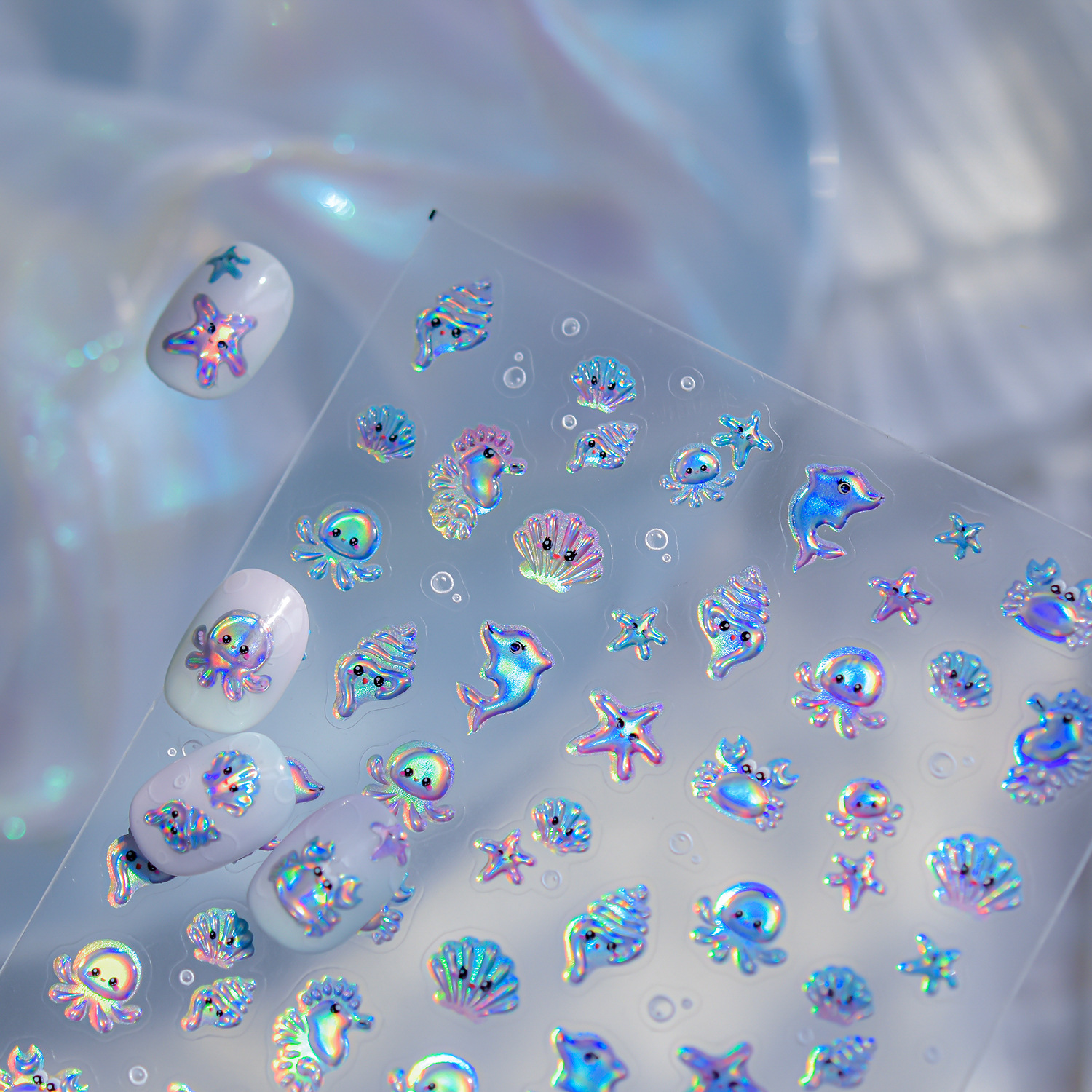 Ocean Jelly Nail Art Stickers  - Nail Art Van Gogh review and price