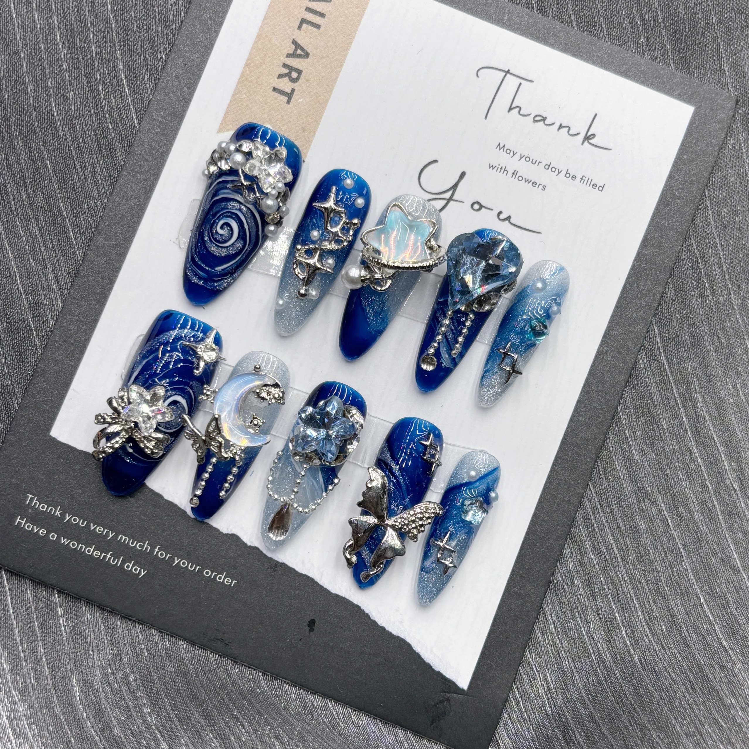 10Pcs High Quality Handmade Pr - Nail Art Queen review and price