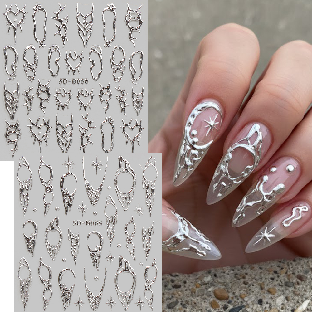 2pcs Vintage Thorns Y2K Nail A - Nail Art Gothic review and price