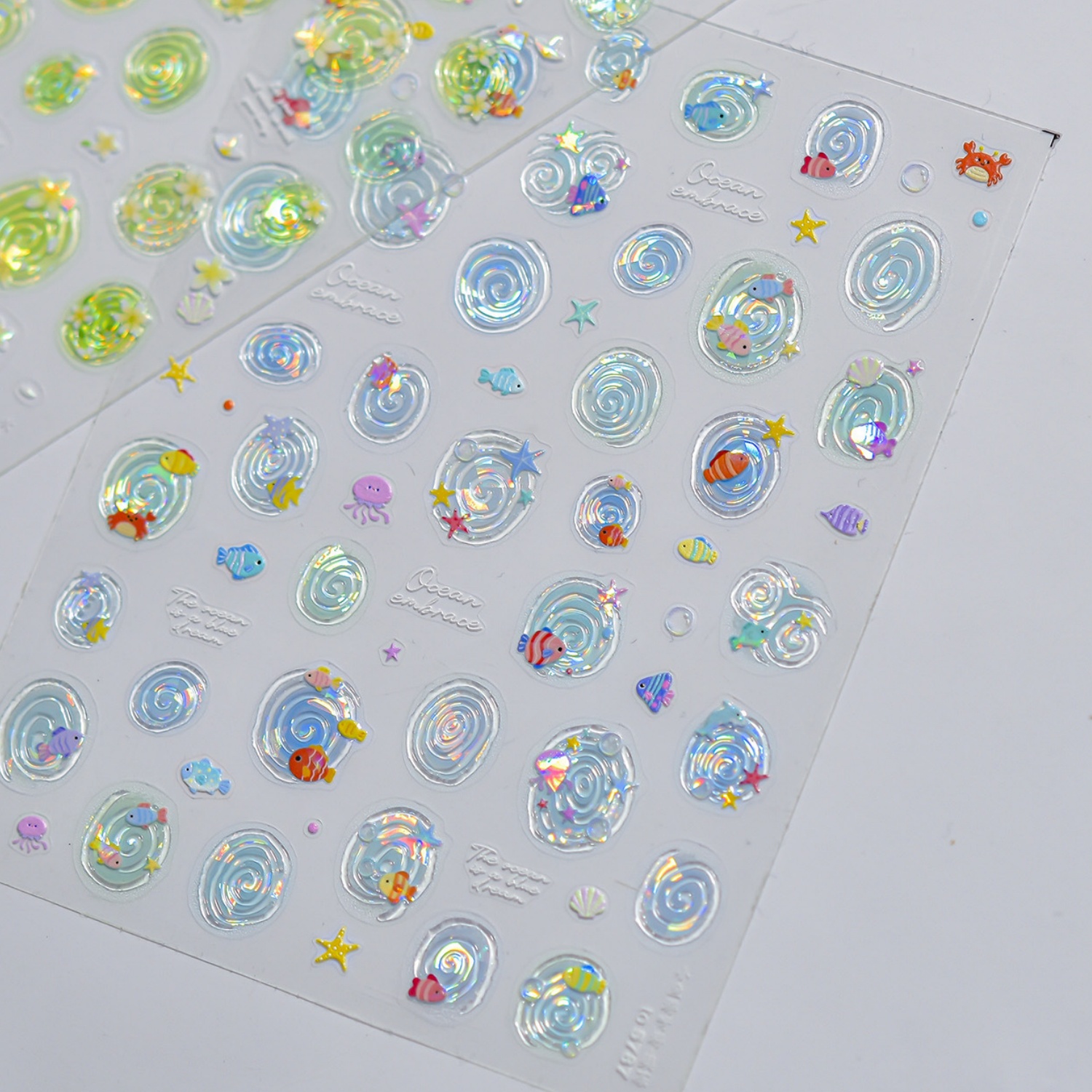 5D Summer Ocean Nail Stickers  - Nail Art Gothic review and price