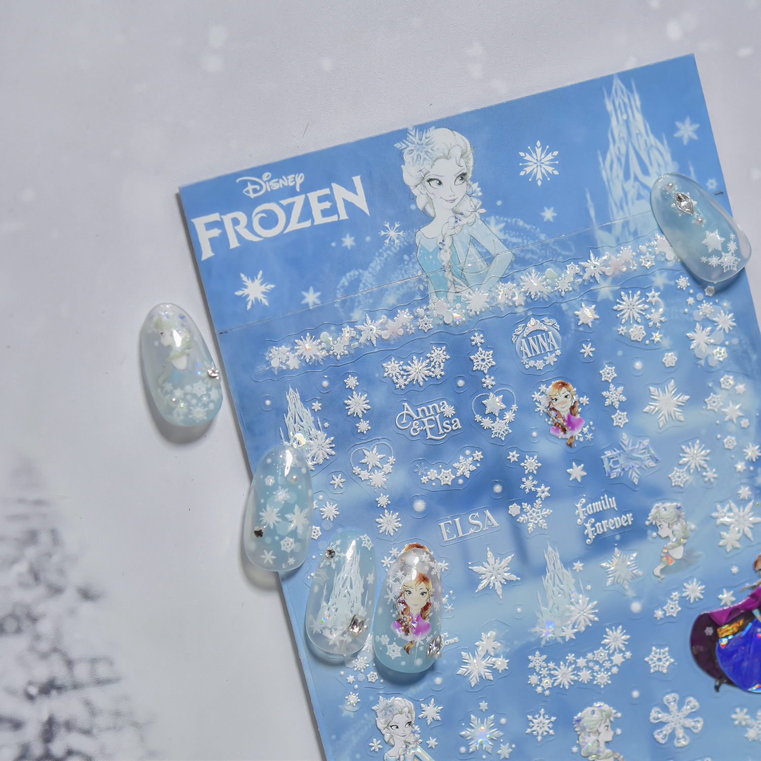 1 PCS 5D Disney Mermaid Nail A - Nail Art Queen review and price