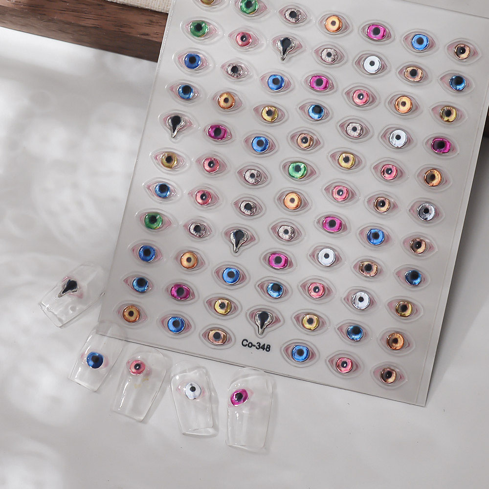 5D Bronzing Dark Evil Eye Nail - Nail Art Van Gogh review and price