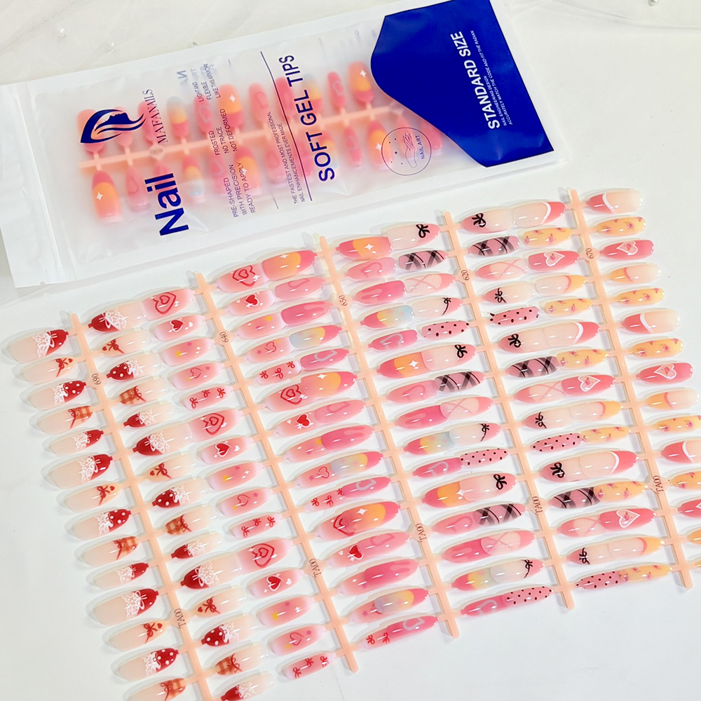 150Pcs/Bag Valentine's Day Fre - Nail Art Extension review and price