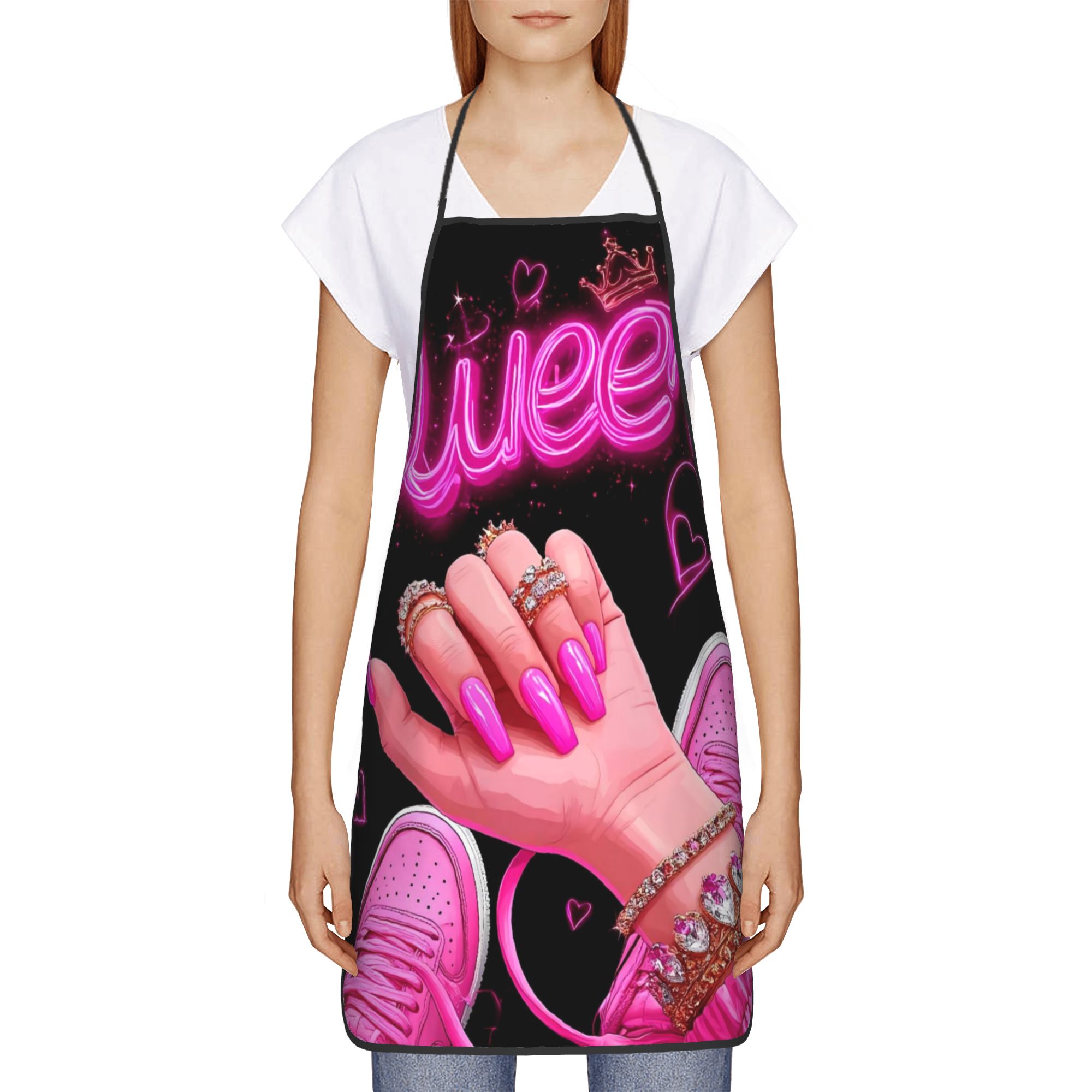 Pink Neon Queen Nail Art Print - Nail Art Queen review and price