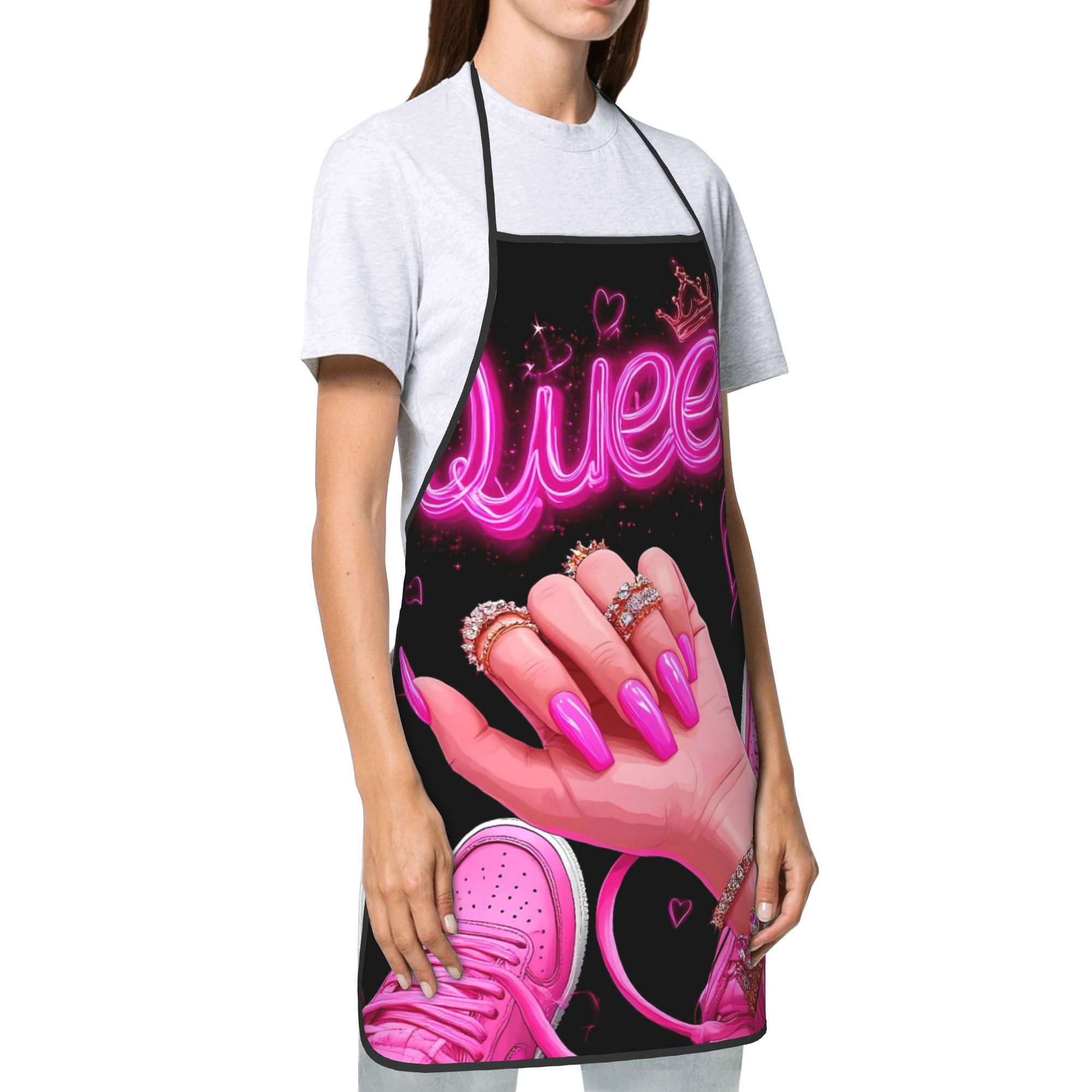 Pink Neon Queen Nail Art Print - Nail Art Queen review and price