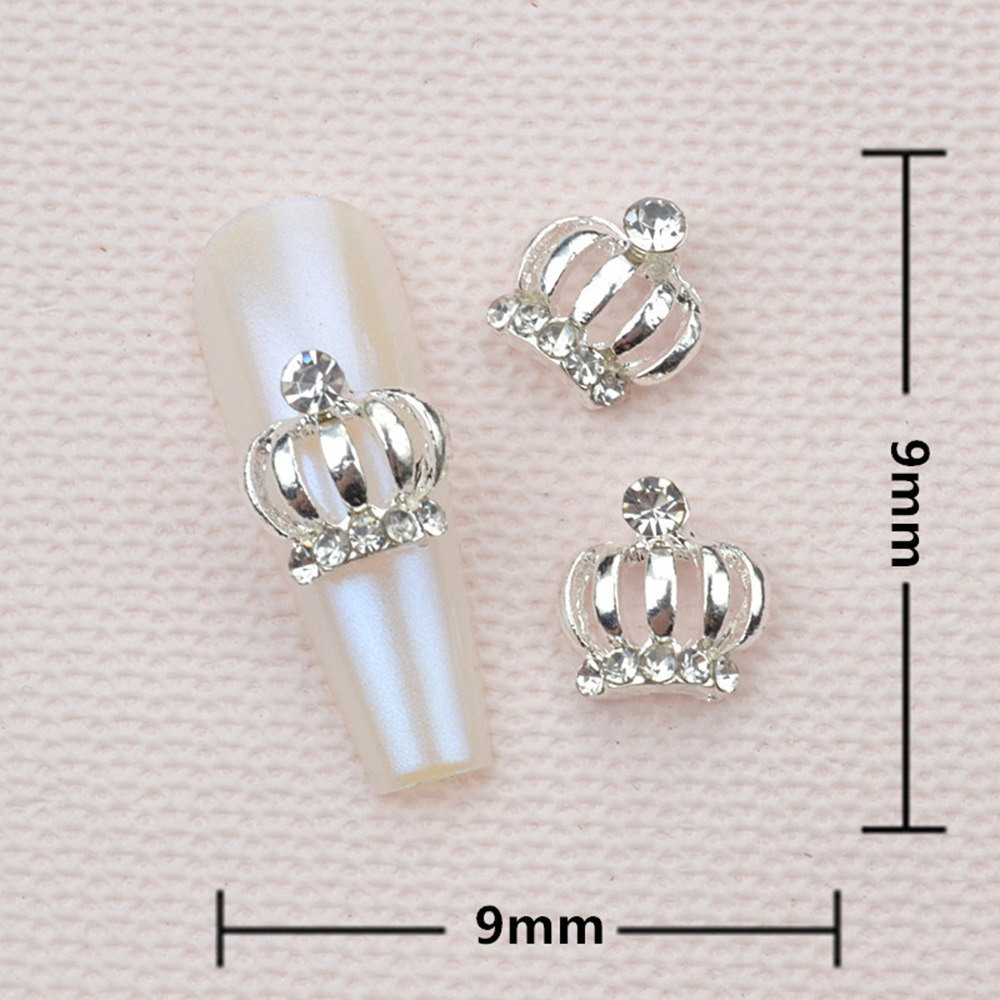 10pcs Crowm Nail Charms Luxury - Nail Art Queen review and price