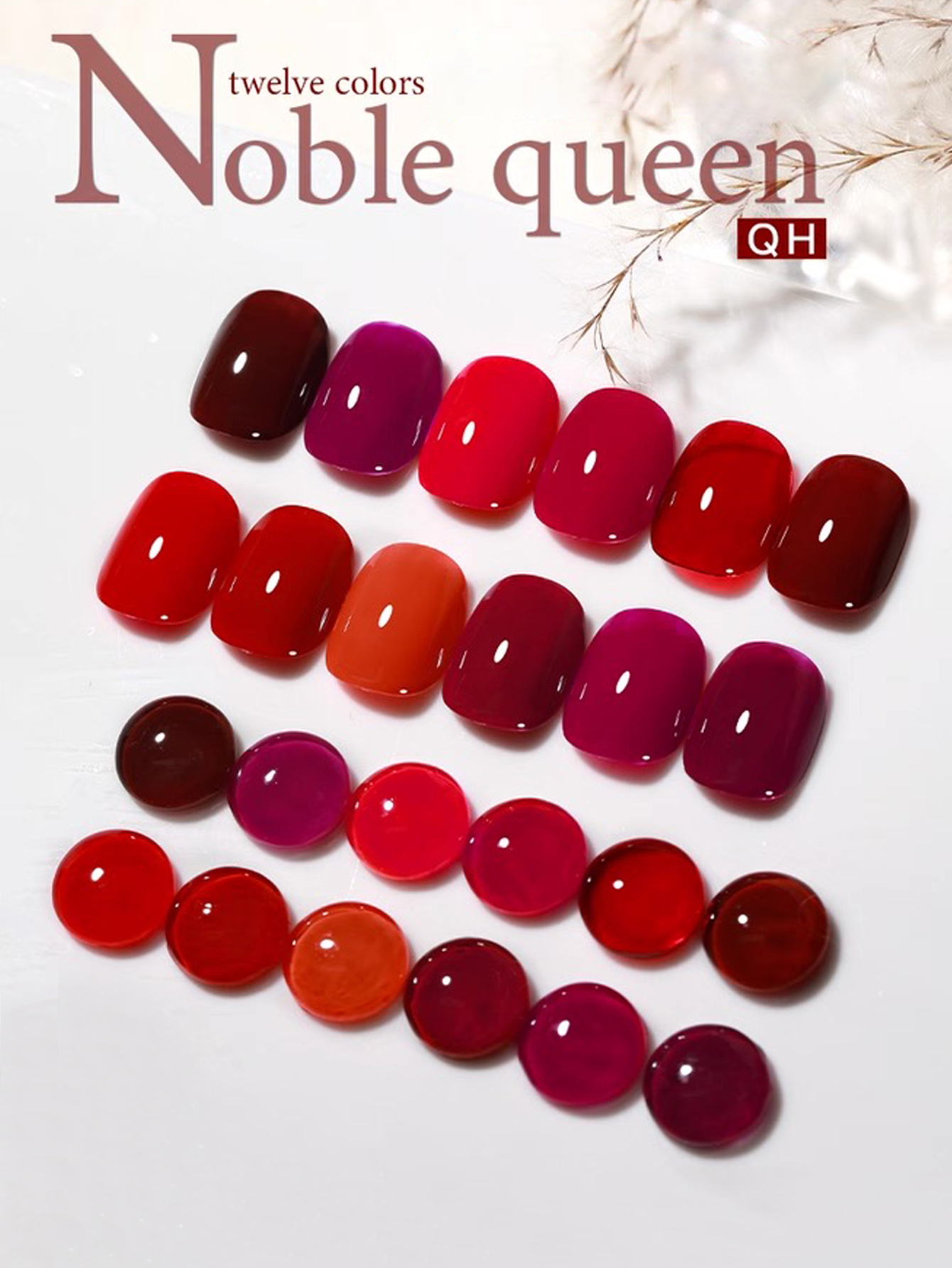 1-12pcs 15ml Autumn Nail Tempe - Nail Art Queen review and price