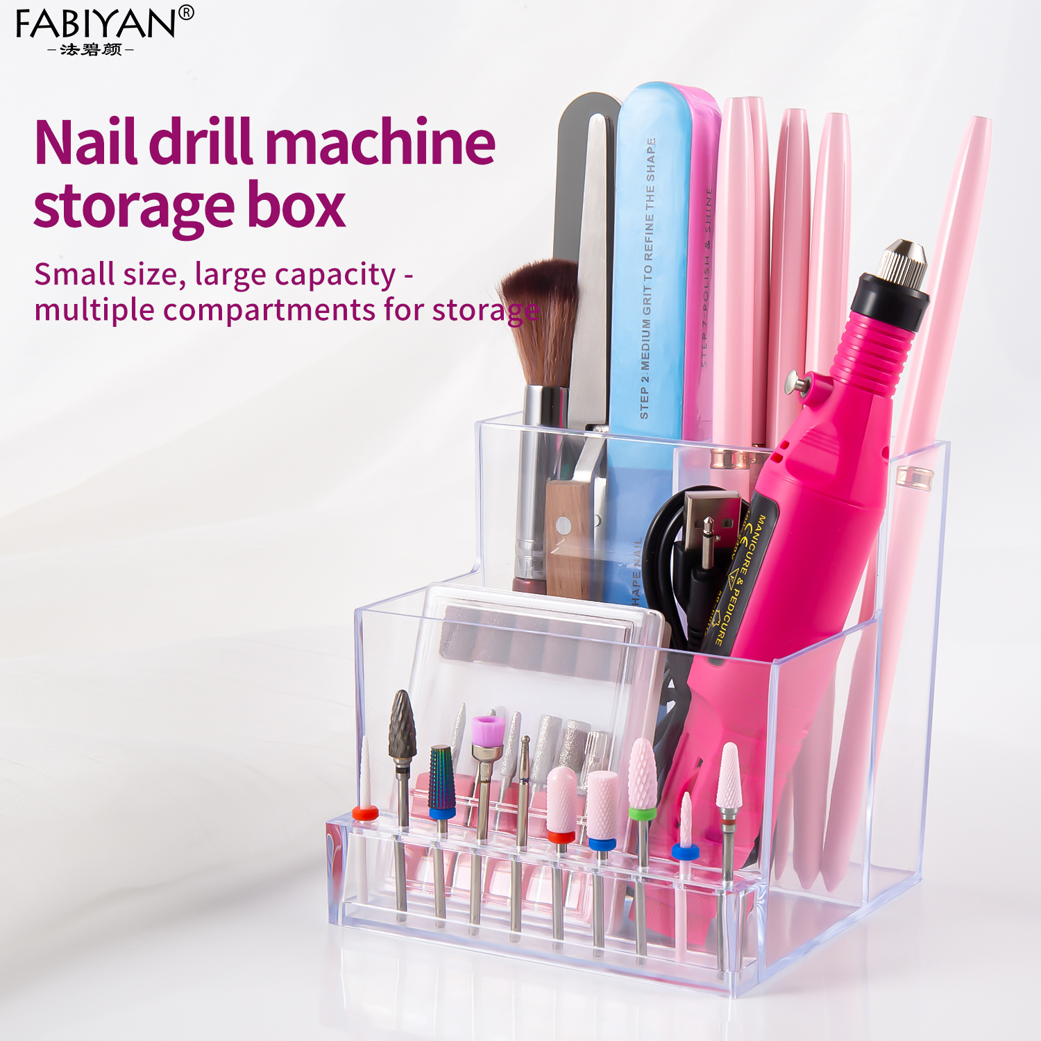 ABS Transparent Acrylic Nail T - Nail Drill Machine review and price