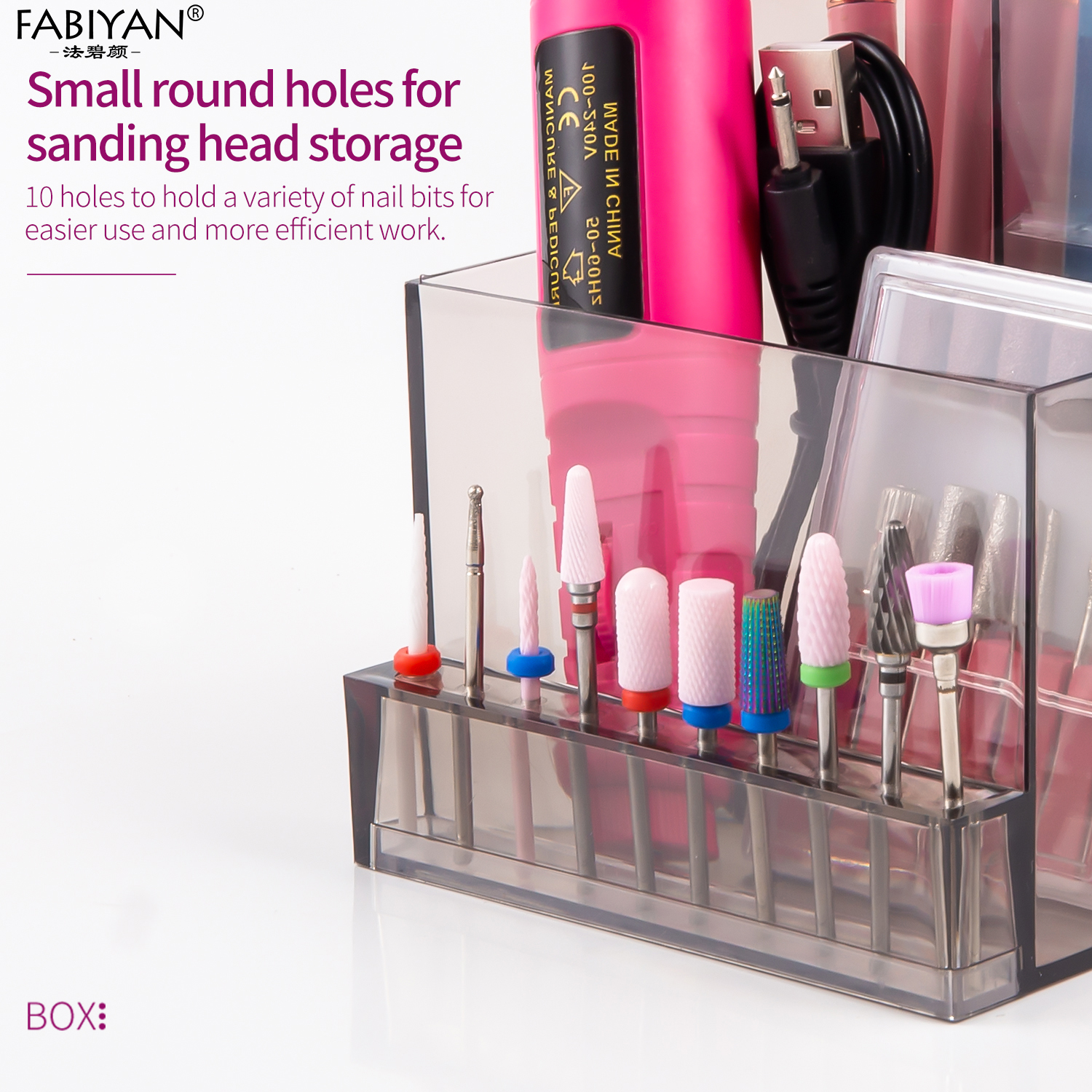 ABS Transparent Acrylic Nail T - Nail Drill Machine review and price