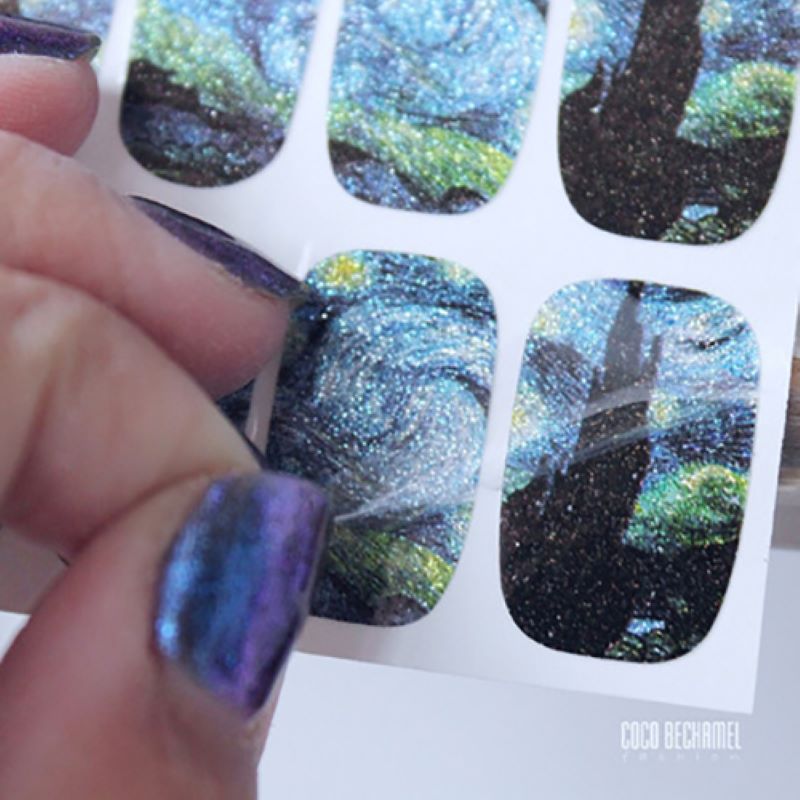 14Tips/Sheet Nail Wraps Van Go - Nail Art Van Gogh review and price