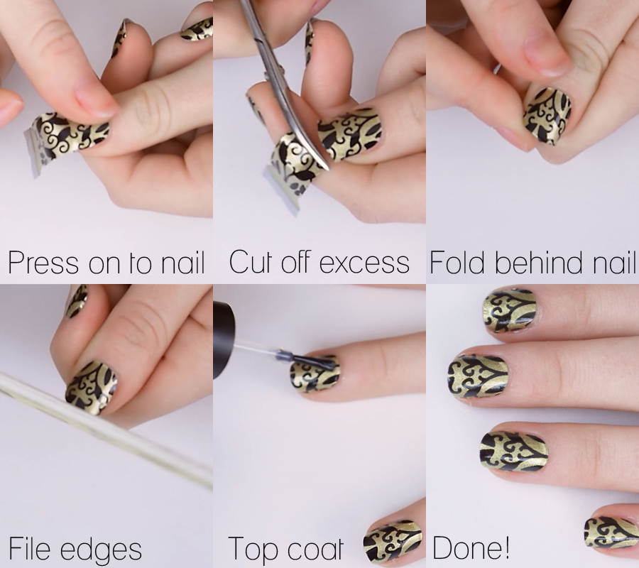 14Tips/Sheet Nail Wraps Van Go - Nail Art Van Gogh review and price
