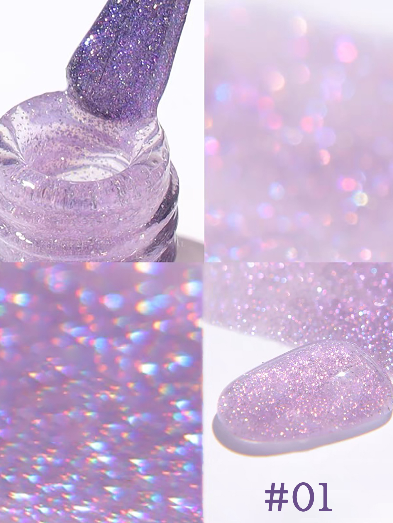 1pcs ZH Pink Blue Purple Color - Nail Art Queen review and price
