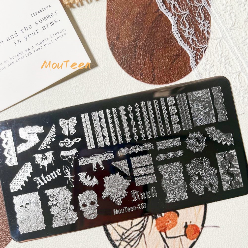 MouTeen259 Gothic Lace Nail St - Nail Art Gothic review and price